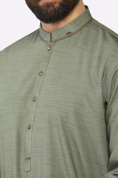 Light Green Wash & Wear Kurta Pajama