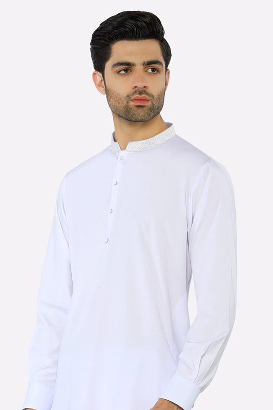 White Wash & Wear Shalwar Kameez