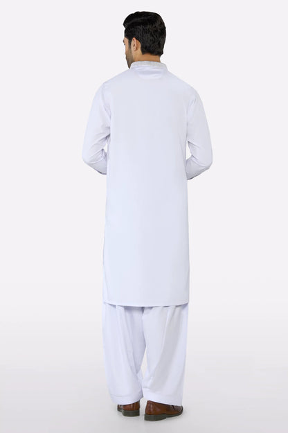 White Wash & Wear Shalwar Kameez