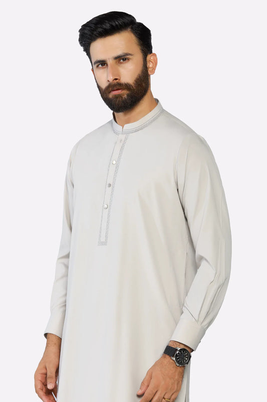 Beige Wash & Wear Shalwar Kameez