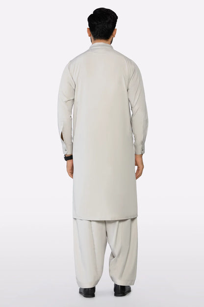 Beige Wash & Wear Shalwar Kameez