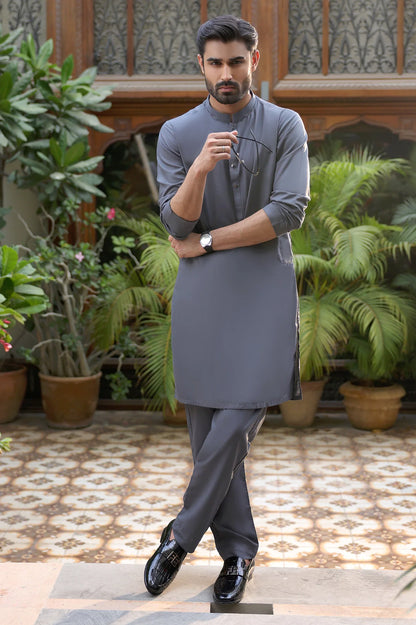 Blue Wash & Wear Shalwar Kameez