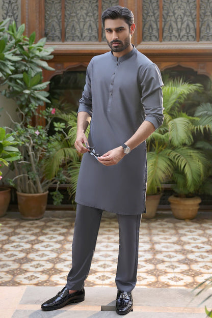 Blue Wash & Wear Shalwar Kameez