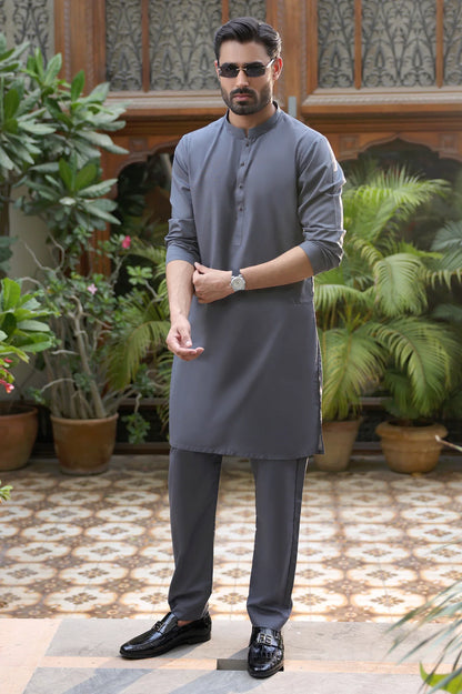Blue Wash & Wear Shalwar Kameez