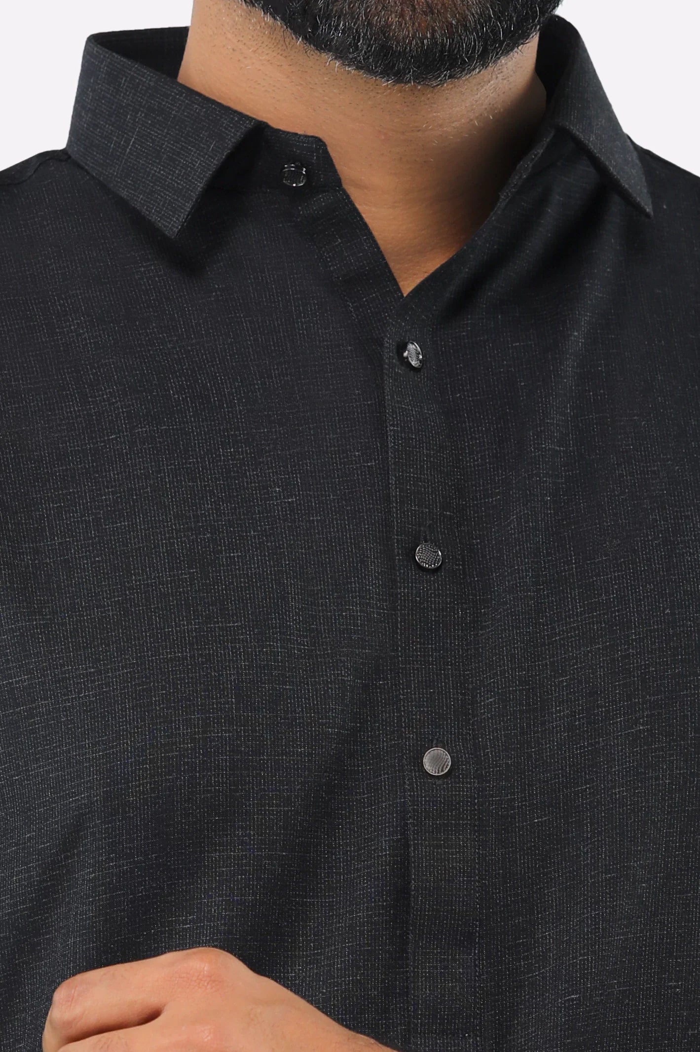 Dark Grey Wash & Wear Shalwar Kameez