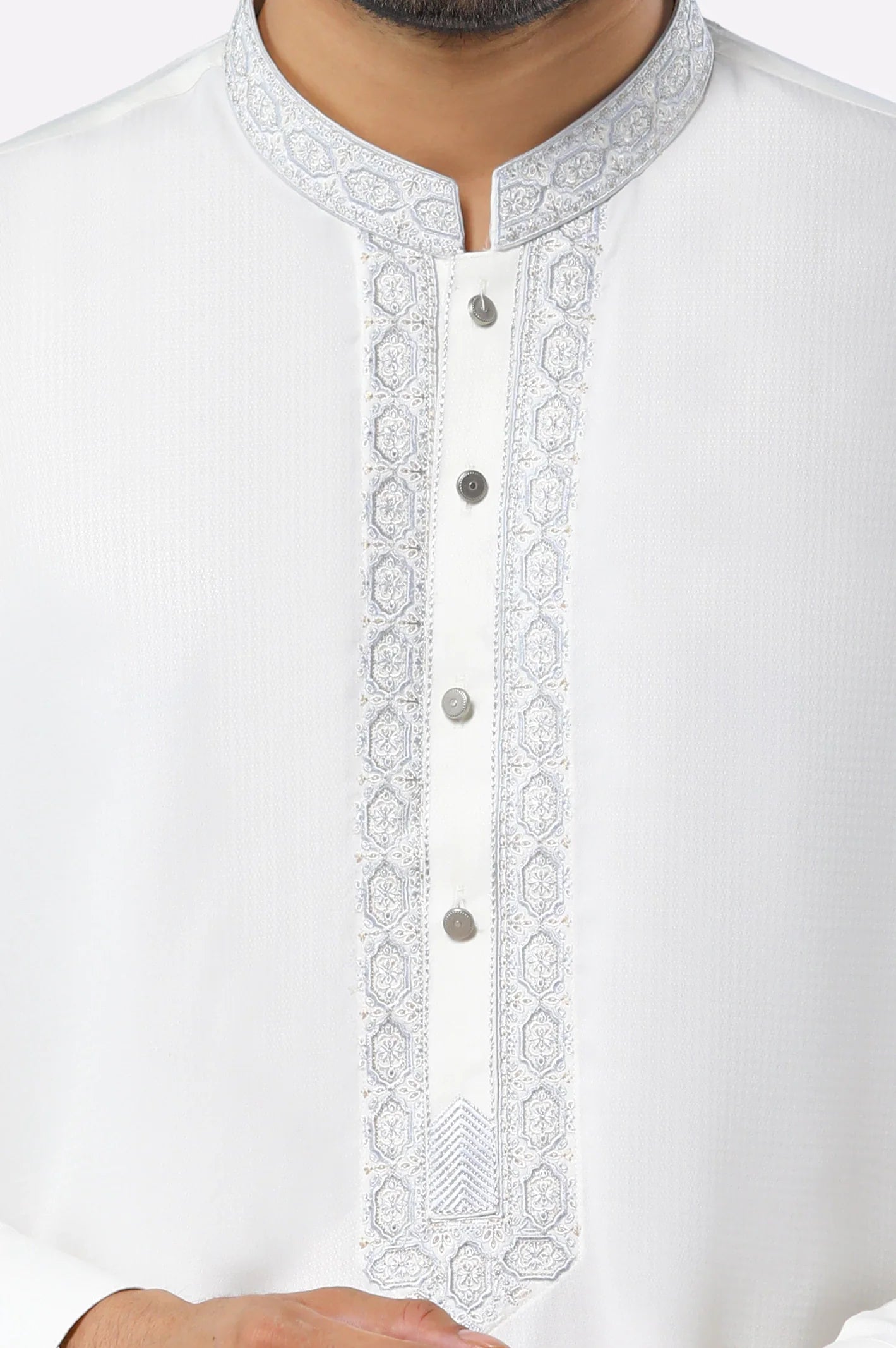 Off White Wash & Wear Shalwar Kameez