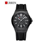 CURREN 8467 Men's Rubber Straps Watch