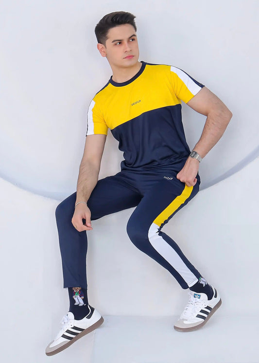 Navy Flash - Dri-Fit Tracksuit