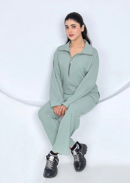 Sage Serenity - Spendex Drop Shoulder Twinset