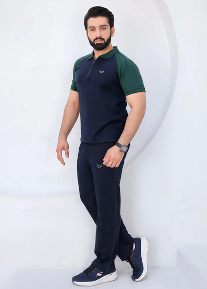 Green Pulse - Premium Cotton Polo Twinset