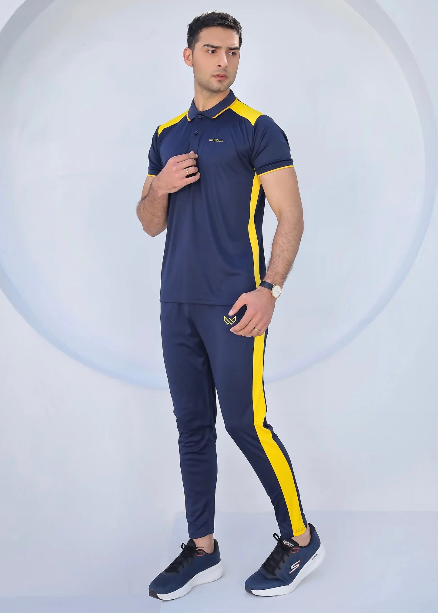 Electric Blue - Polo Dri-Fit Tracksuit