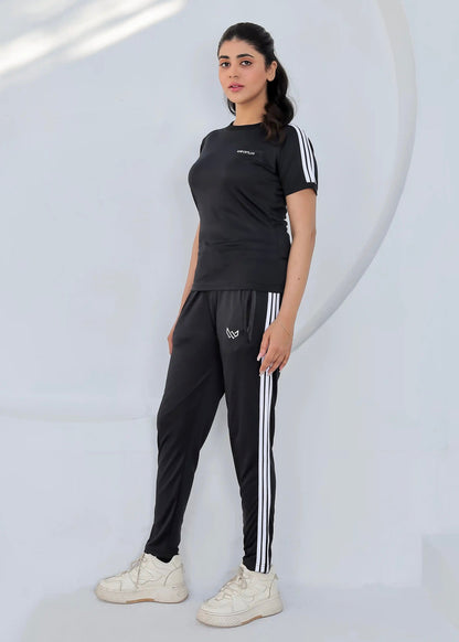 Black Tri-Liner - Dri-Fit Twinset