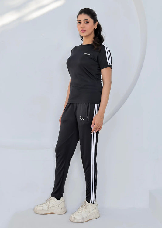 Black Tri-Liner - Dri-Fit Twinset
