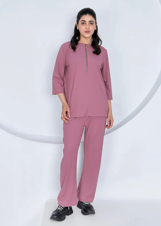 Blush Pink - Relaxed Spendex Co-ord Set