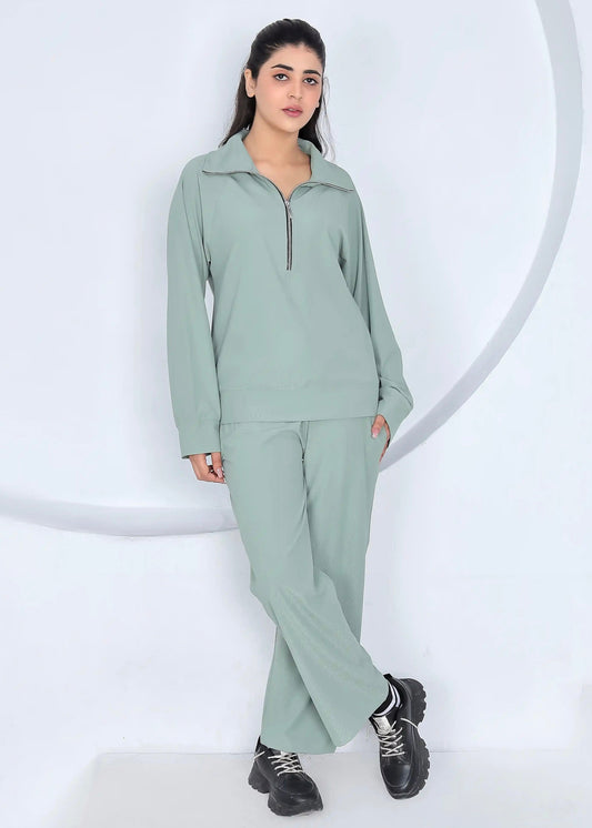 Sage Serenity - Spendex Drop Shoulder Twinset