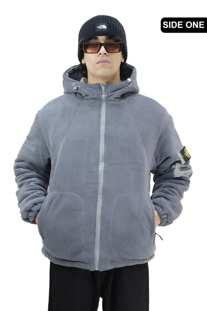 Stone Island Hooded Double Side Imported Puffer Jacket