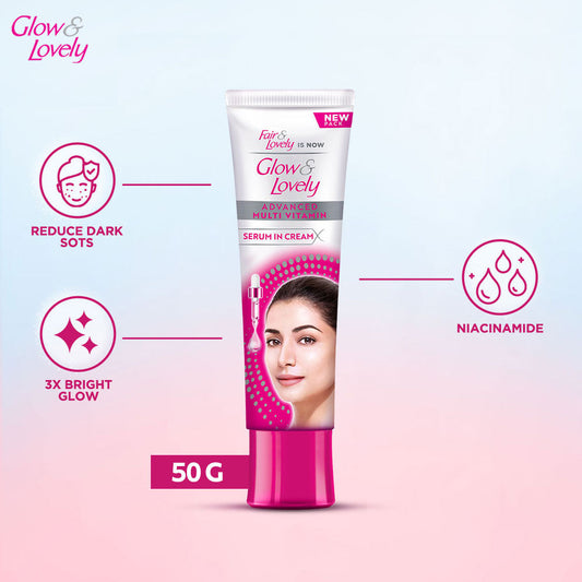 Glow & Lovely Advanced Multi-Vitamin Vita Glow Face Cream - 50g