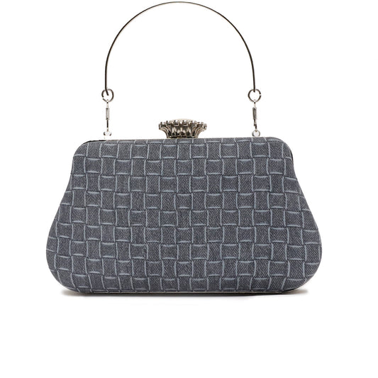 Grey Fancy Clutch C00C20359