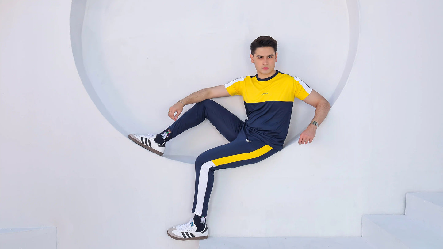 Navy Flash - Dri-Fit Tracksuit