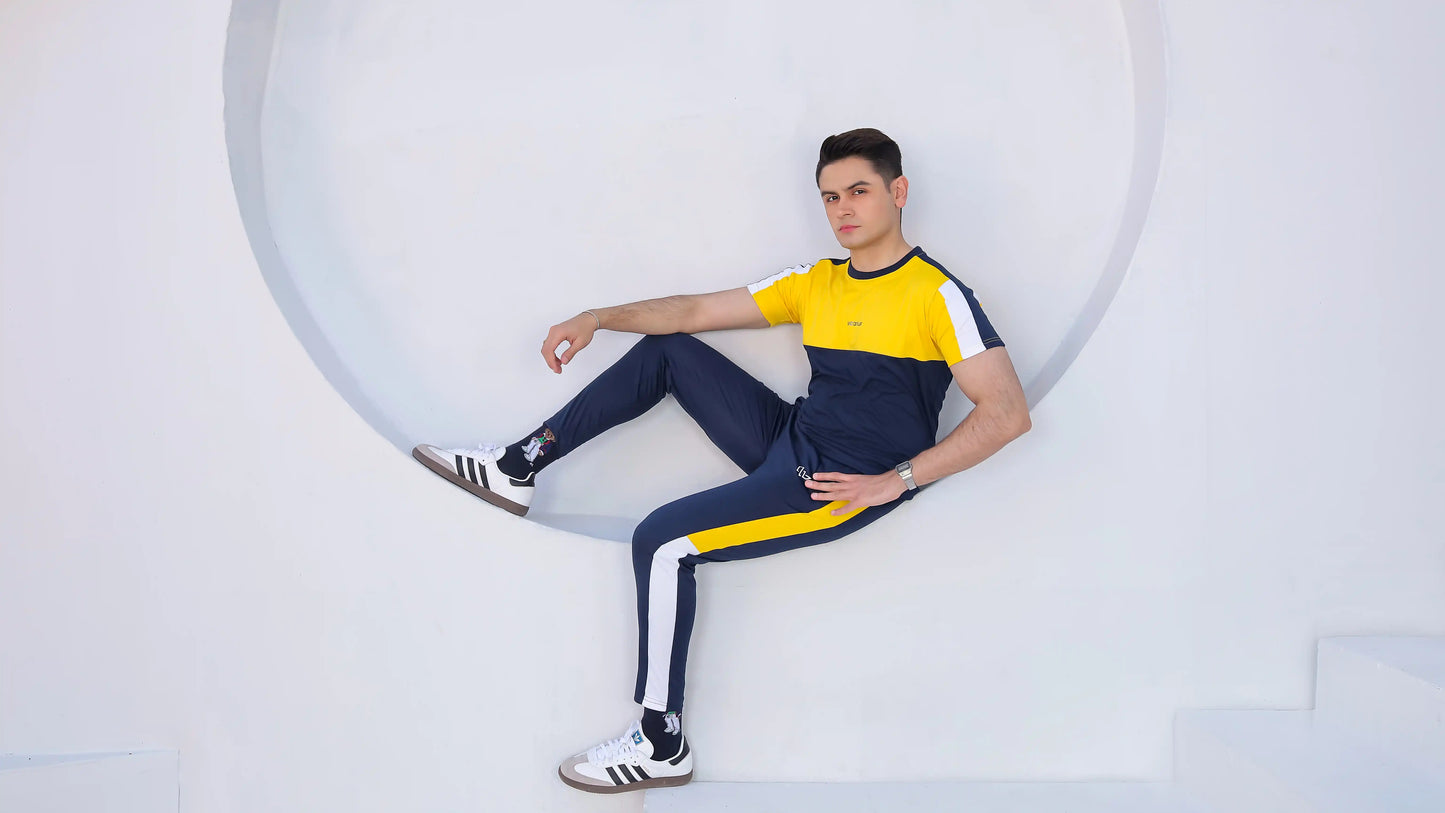 Navy Flash - Dri-Fit Tracksuit