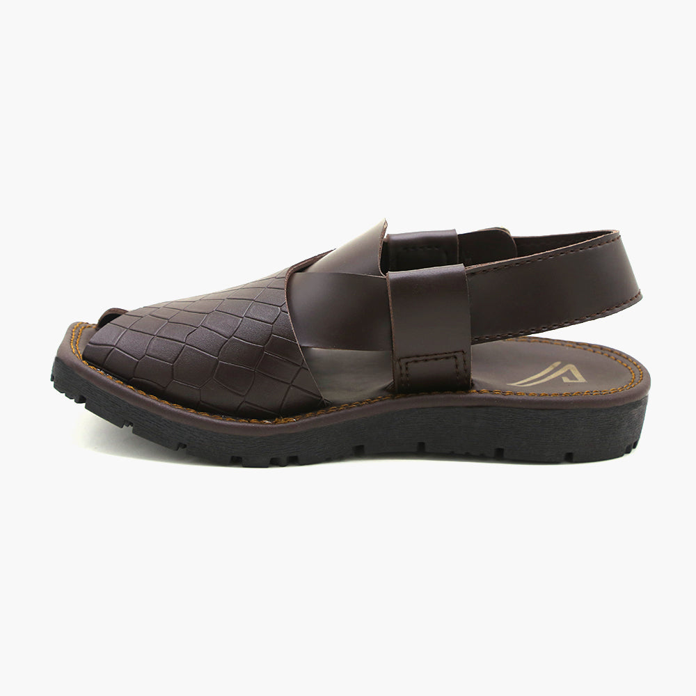 Boys Peshawari Sandal - Brown