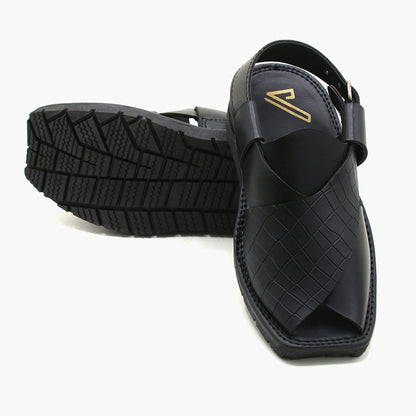 Boys Peshawari Sandal - Black