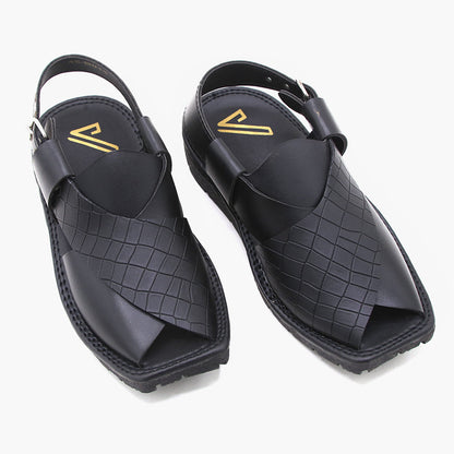 Boys Peshawari Sandal - Black