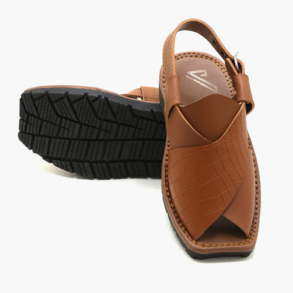 Boys Peshawari Sandal - Mustard