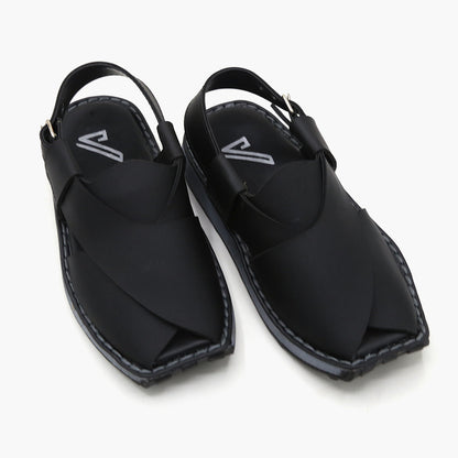 Boys Peshawari Sandal - Black