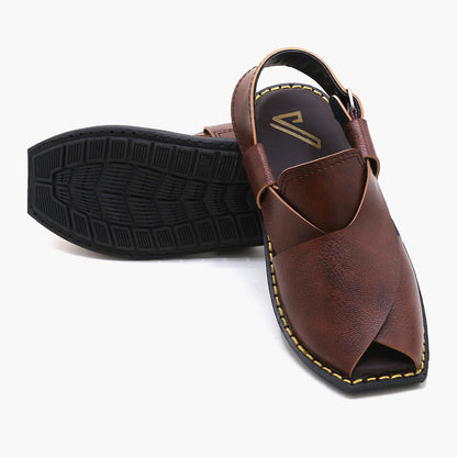 Boys Peshawari Sandal - Brown