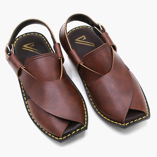 Boys Peshawari Sandal - Brown
