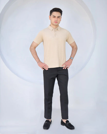 Waffle Knit - Skin Polo