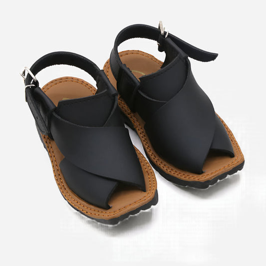 Boys Peshawari Sandal - Black