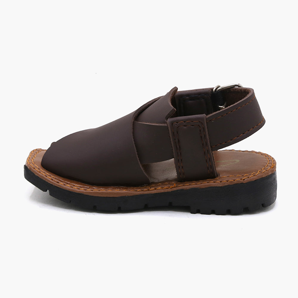 Boys Peshawari Sandal - Brown