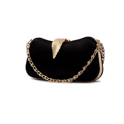 Black Fancy Clutch C00C20356