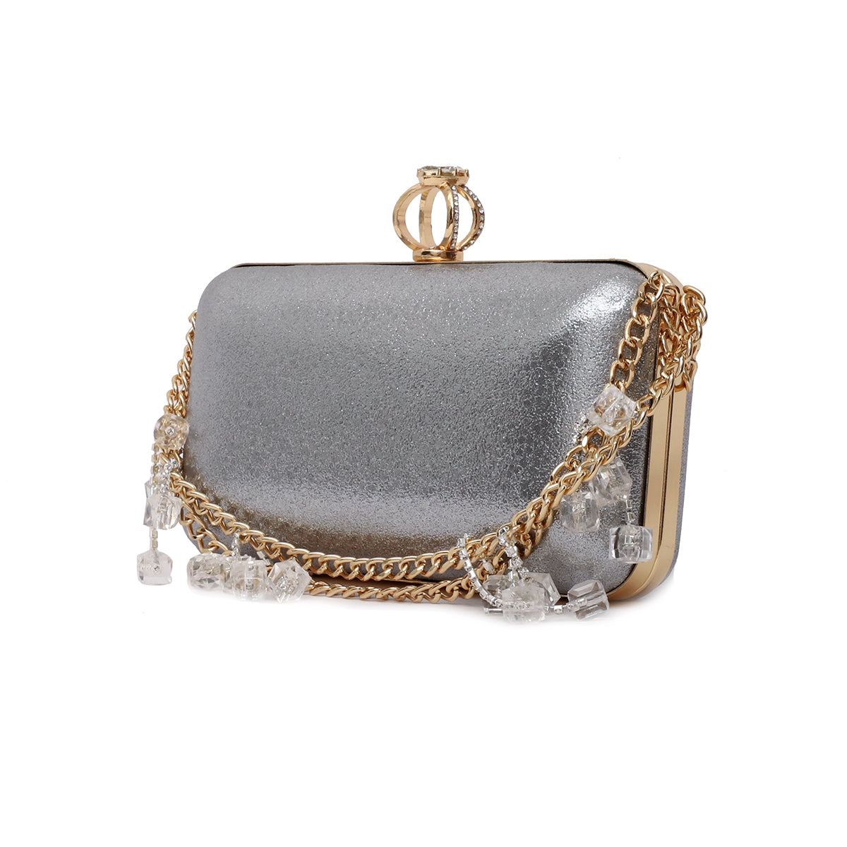 Grey Fancy Clutch C00C20352