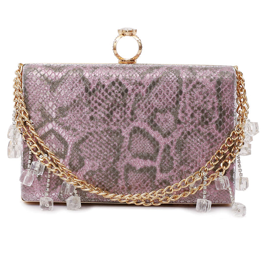 Purple Fancy Clutch C00C20351