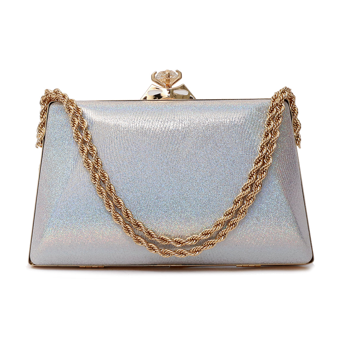 Silver Fancy Clutch C00C20349