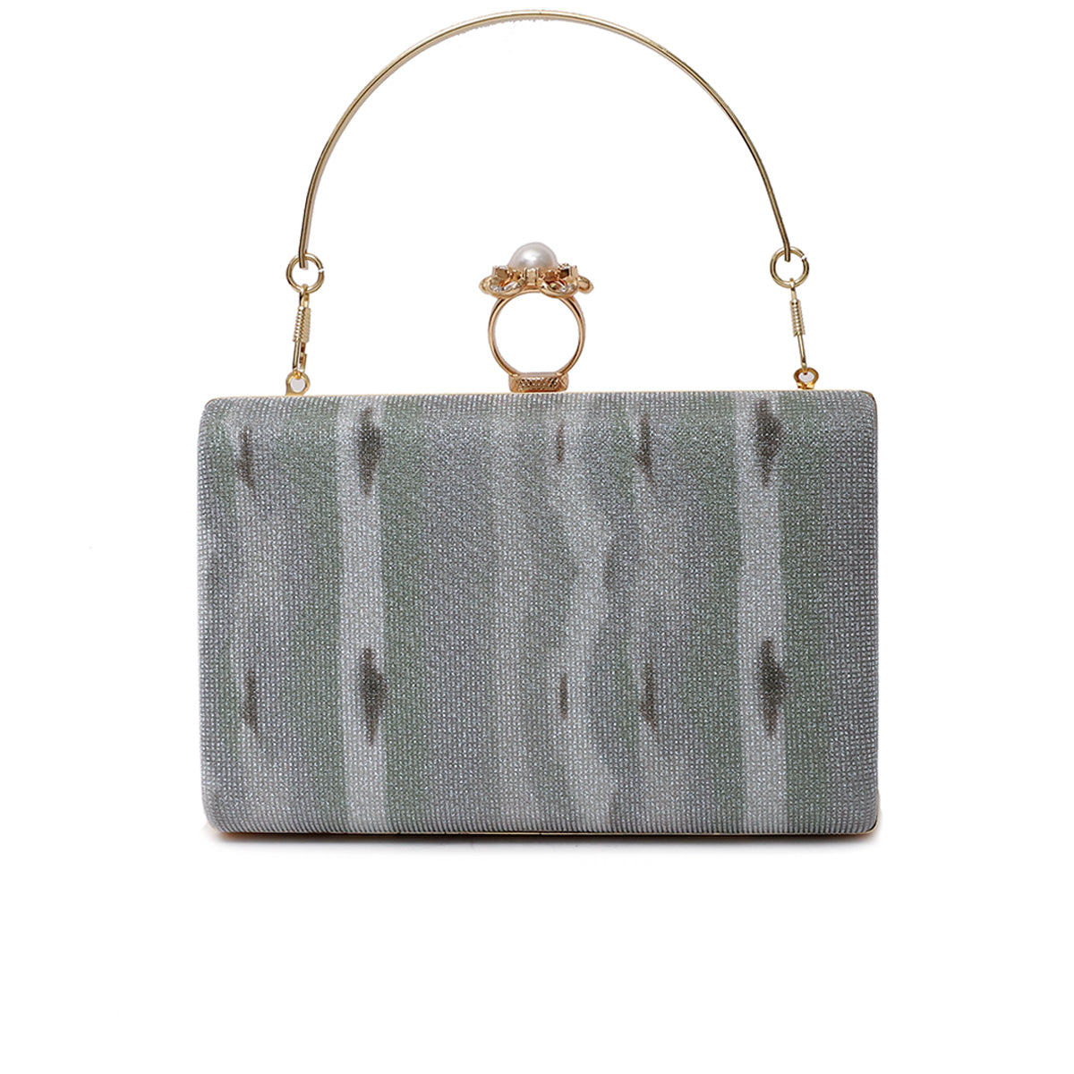 Grey Fancy Clutch C00C20355