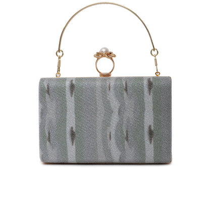 Grey Fancy Clutch C00C20355