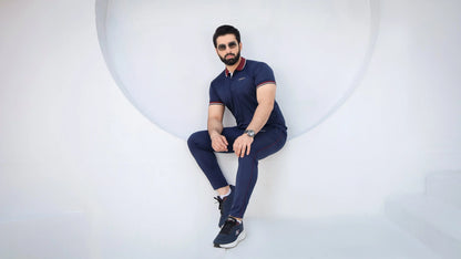 Navy Boss - Dri-Fit Polo Twinset