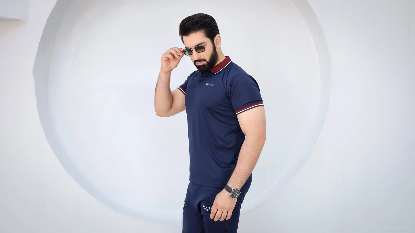 Navy Boss - Dri-Fit Polo Twinset