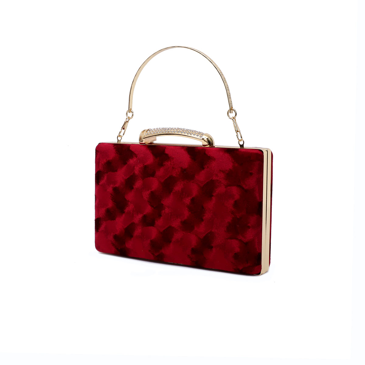 Maroon Fancy Clutch C00C20345