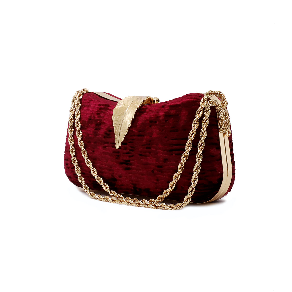 Maroon Fancy Clutch C00C20344