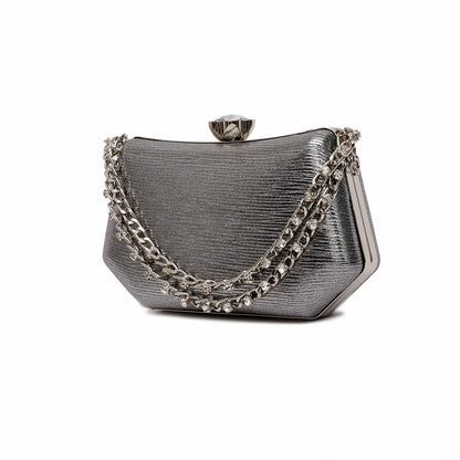 Grey Fancy Clutch C00C20350