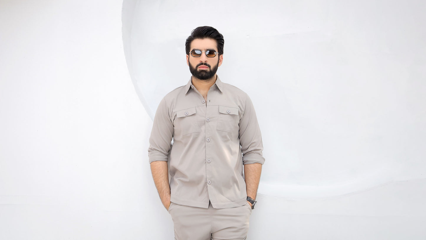 Classic Slate - Premium Safari Suit