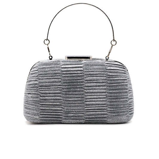 Silver Fancy Clutch CLLC20073