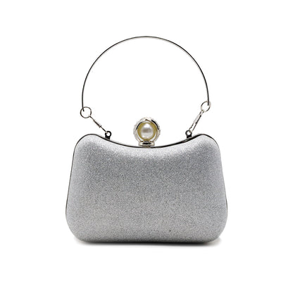 Silver Fancy Clutch CLLC20071