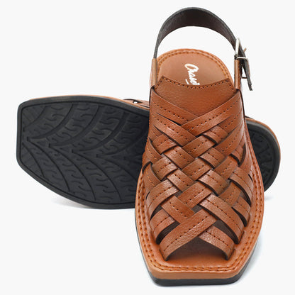 Boys Peshawari Sandal - Mustard