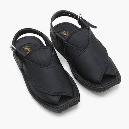 Boys Peshawari Sandal - Black